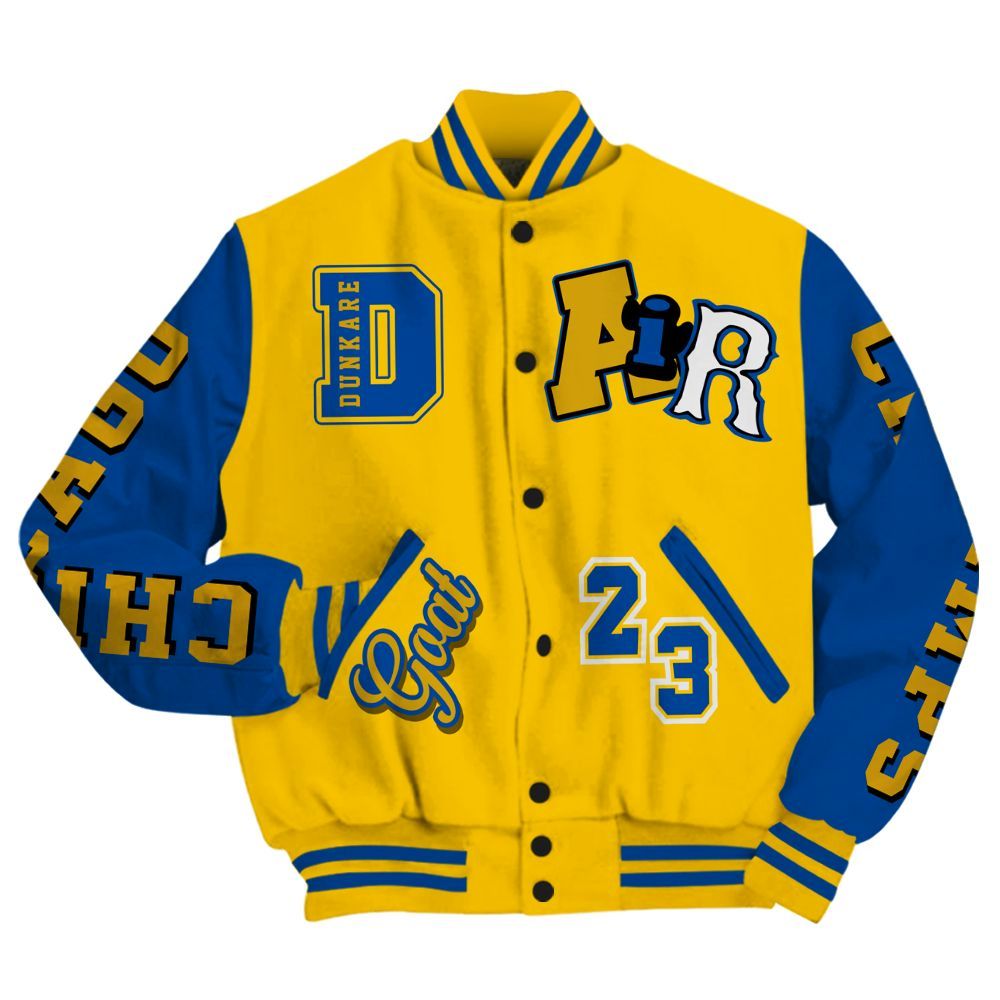 Varsity Jacket To Match High Laney 1s - AIR Number 23 GOAT All Over Print