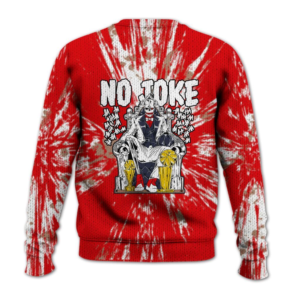 Knitted Sweater To Match Low OG Howard Bison 1s - Ain't Joke Skeleton Luxury