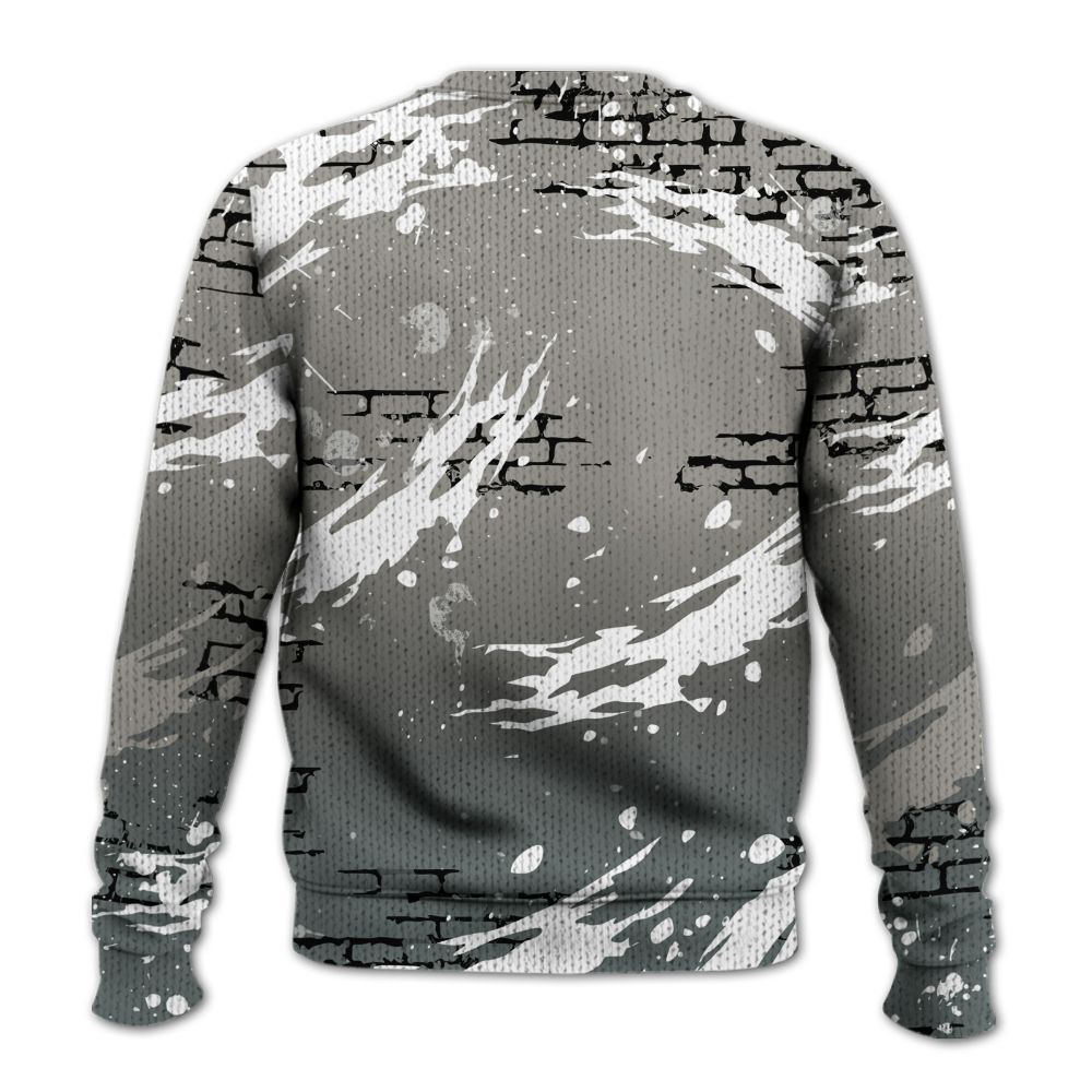 Knitted Sweater To Match Cool Grey 9s - Values Of Loyalty Drip