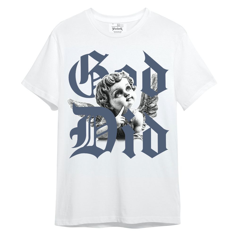 Shirt To Match Low Diffused Blue 11s - God Did Angel Unisex Shirt