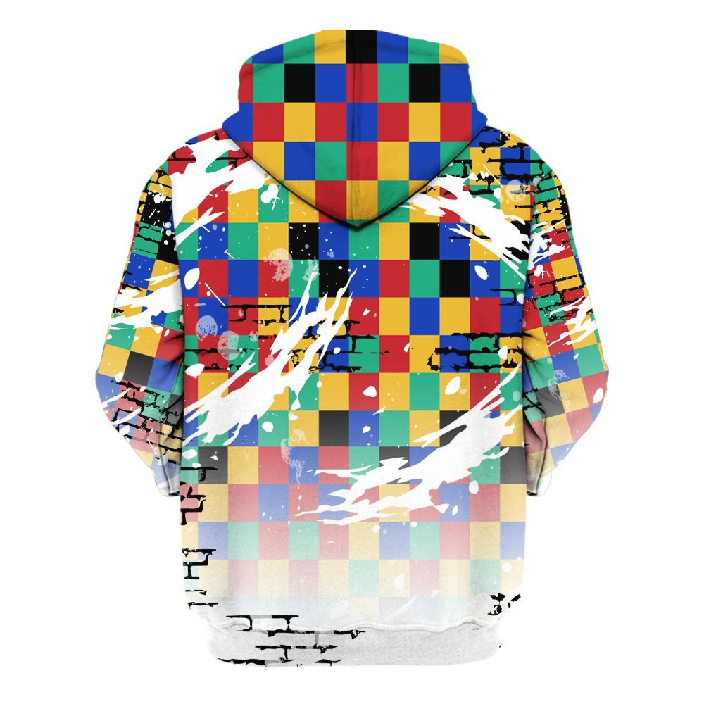 Hoodie To Match Air Rainbow Weave - Values Of Loyalty Drip All Over Print