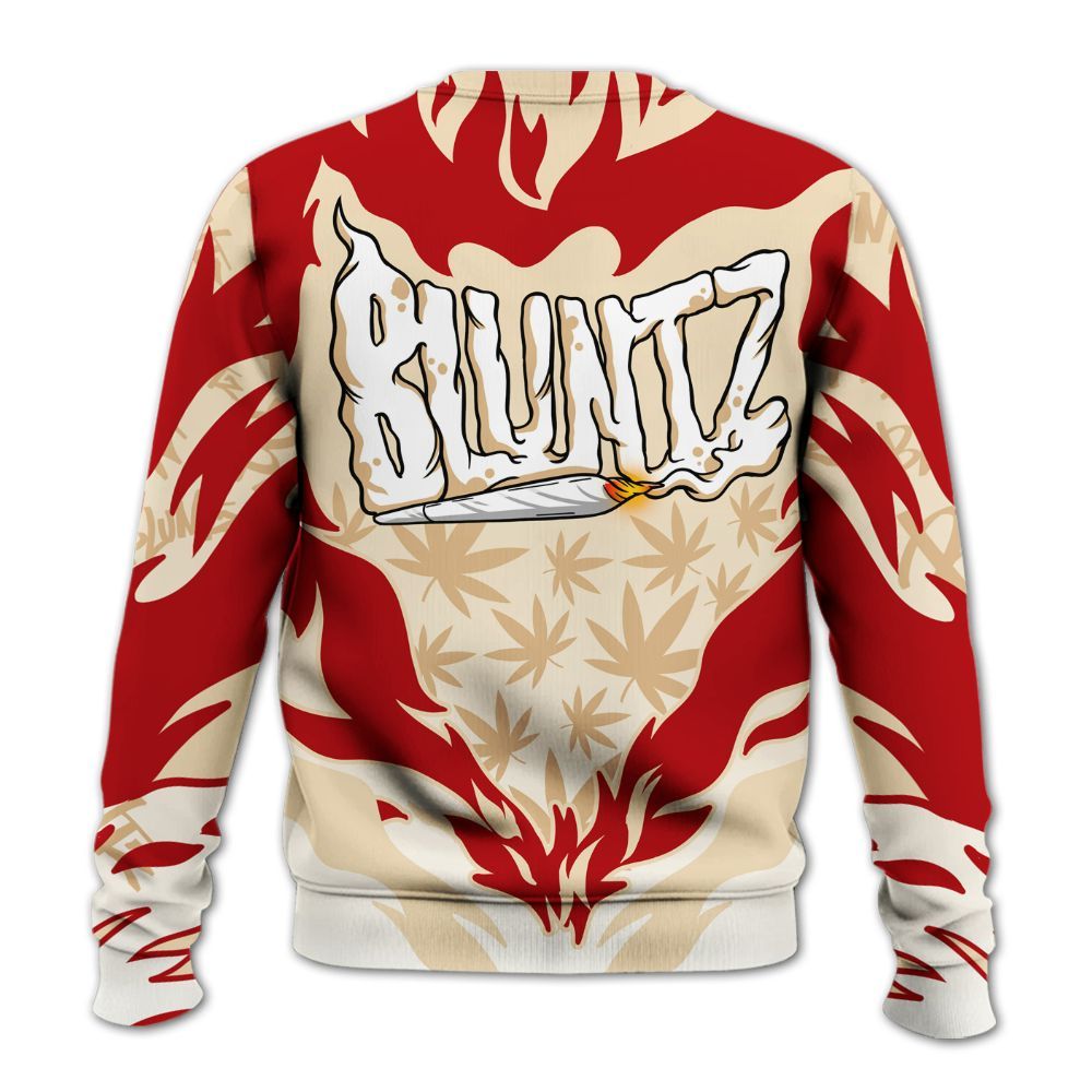 Sweatshirt To Match Dunk Low Strawberry Waffle - Bluntz Burnz Graphics All Over Print