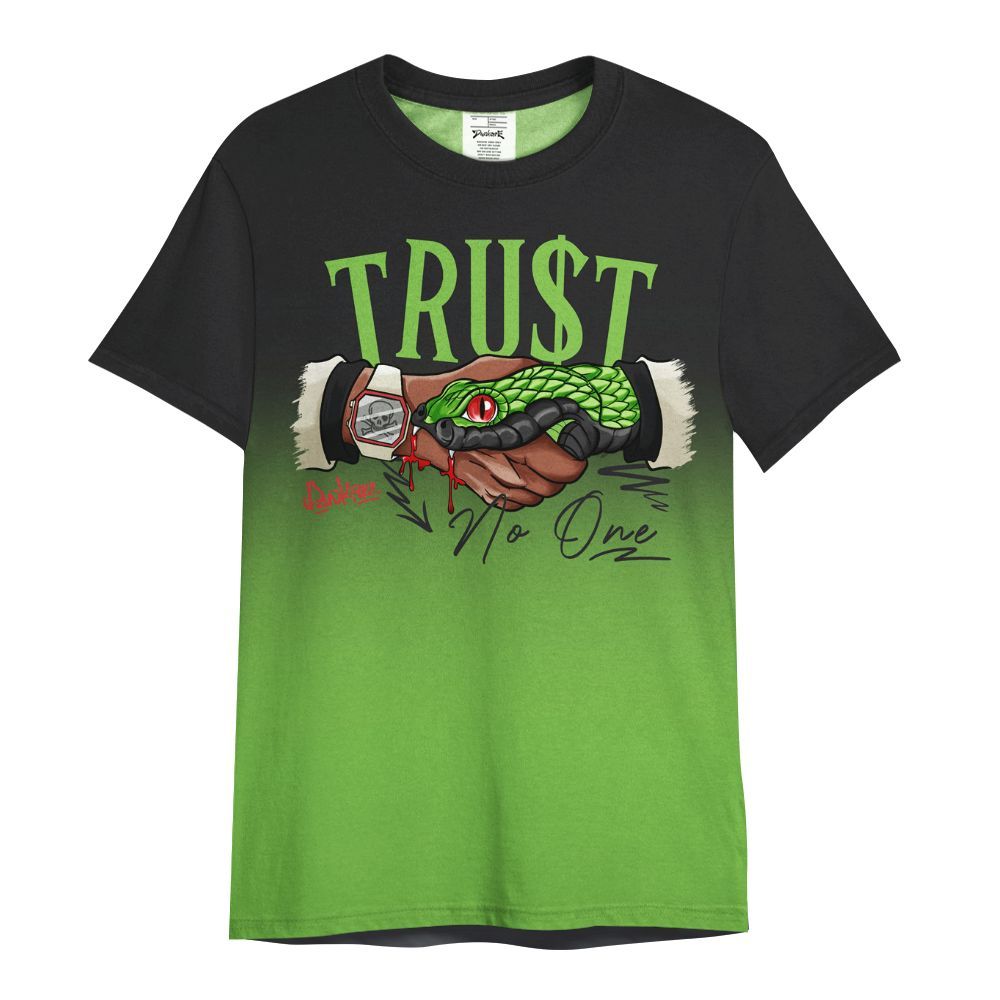 Shirt To Match Air Max Waffle SP Action Green - Snake Trust No One Drip All Over Print