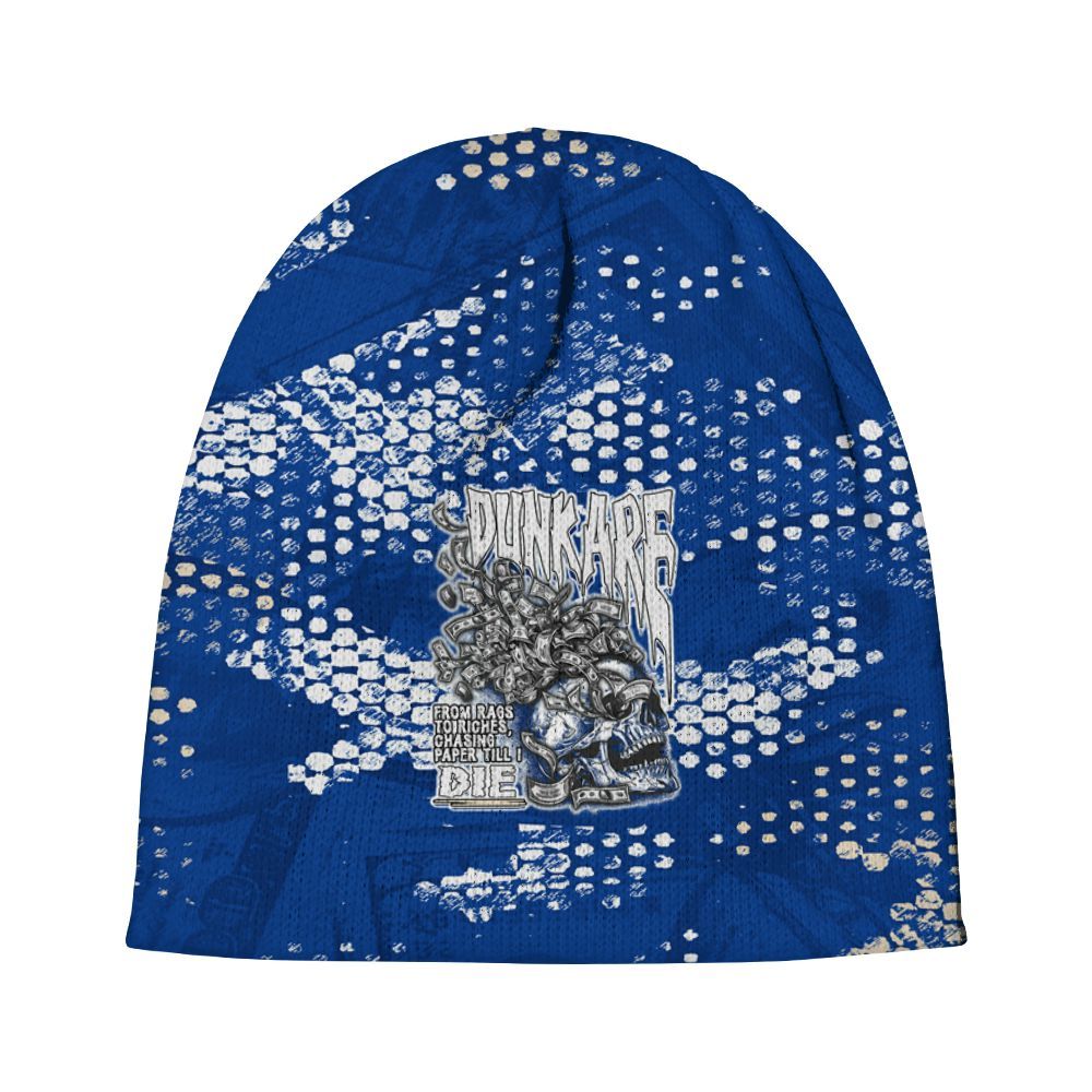 Beanie Hat To Match Low Game Royal 1s - From Rags To Riches Graphic