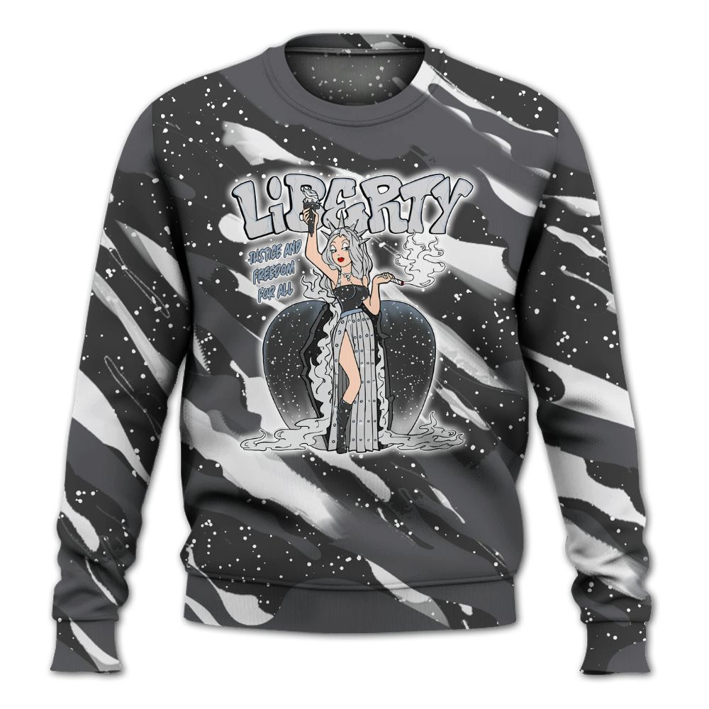 Sweatshirt To Match Reverse Oreo 6s - Midwest Cartoon Colored All Over Print