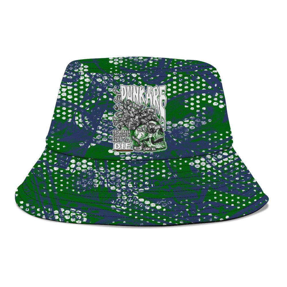 Bucket Hat To Match Midnight Navy 13s - From Rags To Riches Graphic