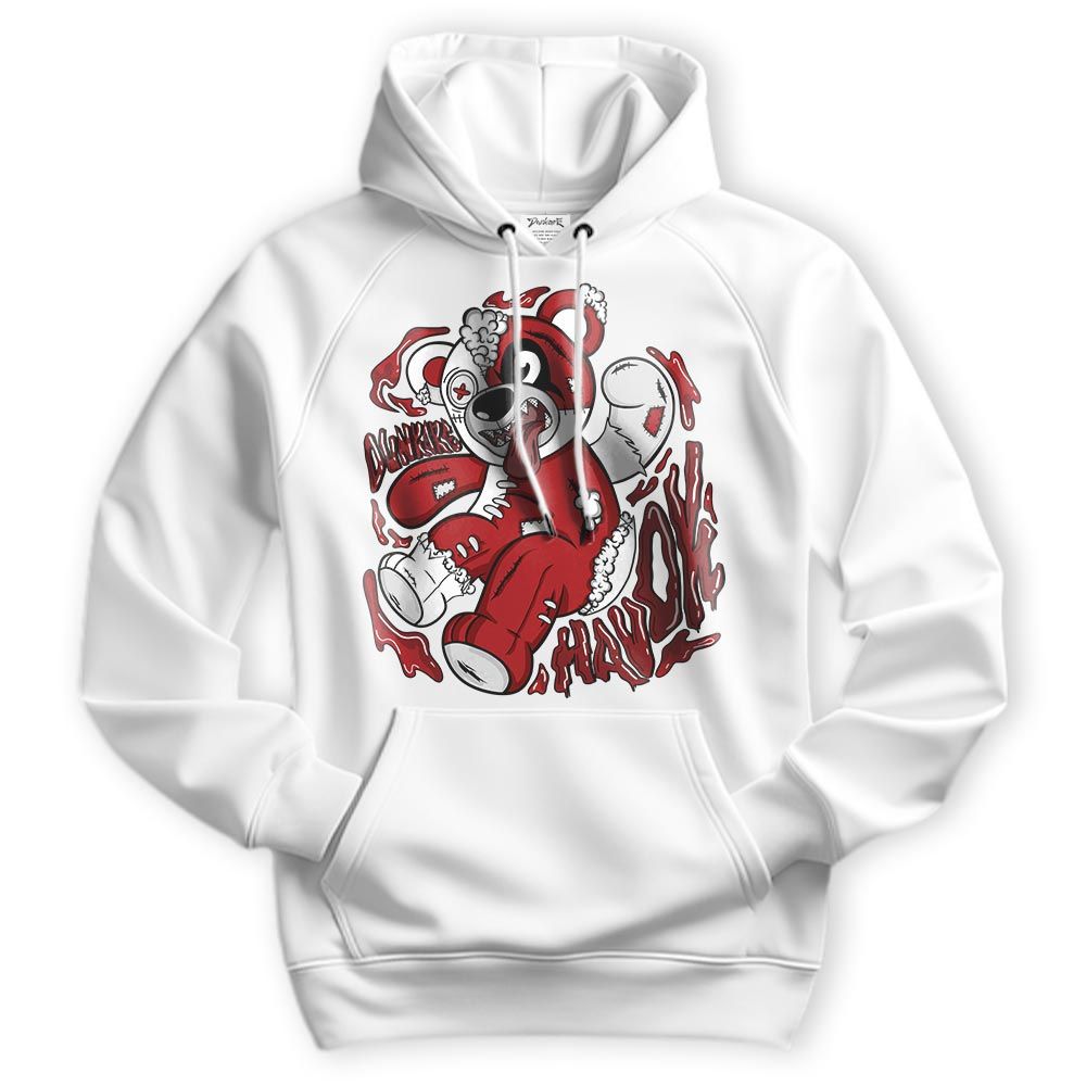 Sweatshirt To Match Red Taxi 12s Hoodie - Havok Bear Version 2 Hoodie Unisex
