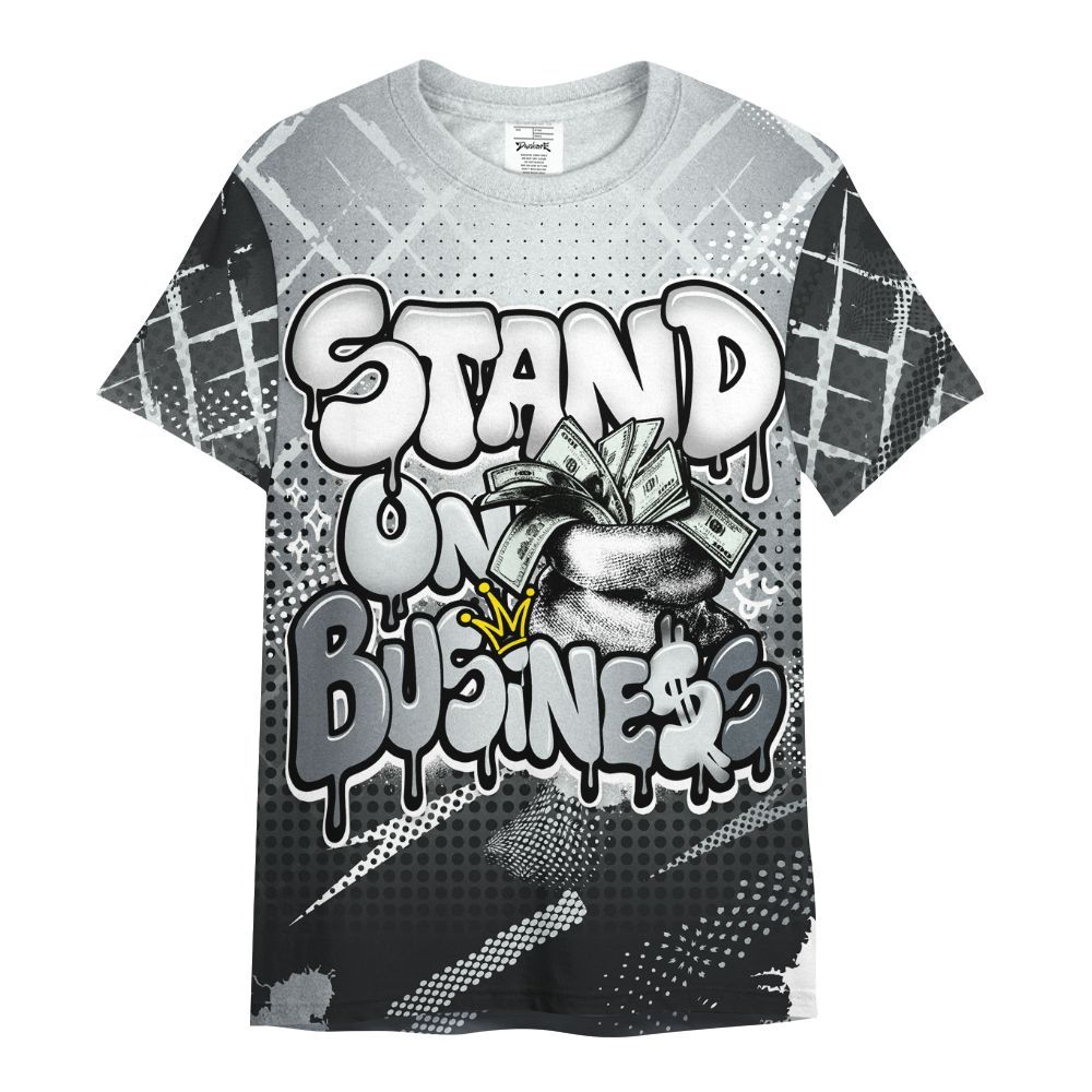 Shirt To Match Cap And Gown 6s - Halftone Stand Business Dripping All Over Print