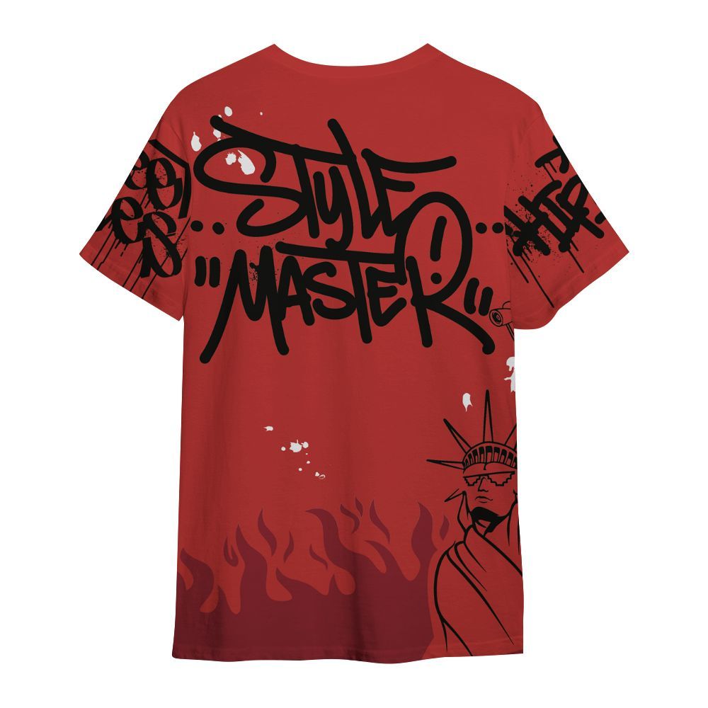 Shirt To Match Bred Reimagined 4s - Graphic Fck Around Find Out All Over Print