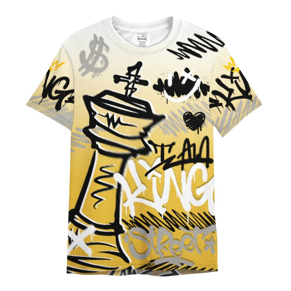 Shirt To Match Low Yellow Python 11s - Street King Chess Streetwear All Over Print