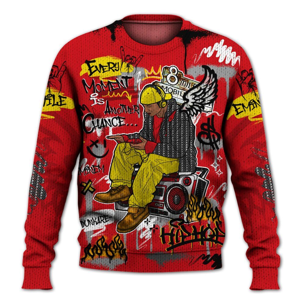 Sweater To Match Ferrari 14s - 8Mile Movie Graffiti Graphic