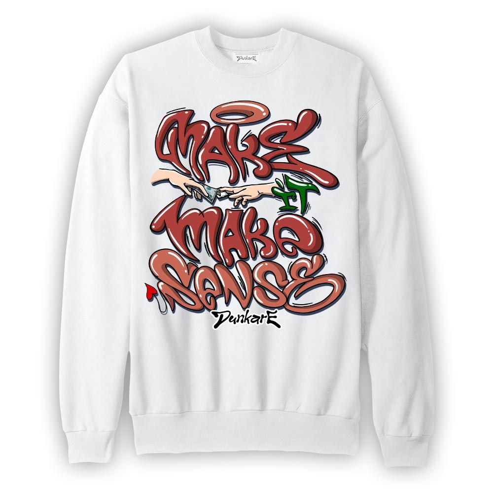 Sweatshirt To match Dune Red 13s Sweatshirt - Make It Make Sense Graffiti Graphic 2304 NMP