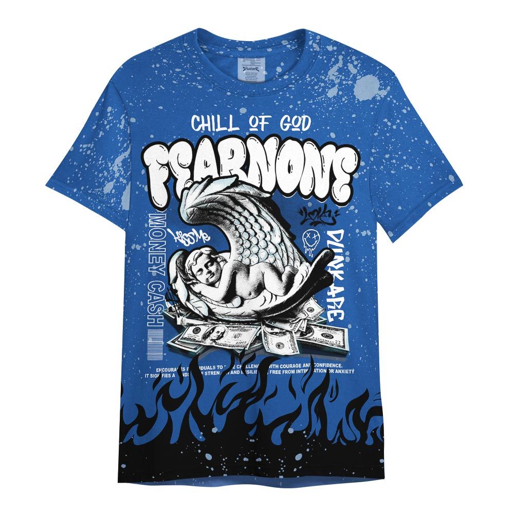 Shirt To Match Low Space Royal 11s - Chill Of God Fear None Shirt Outfit