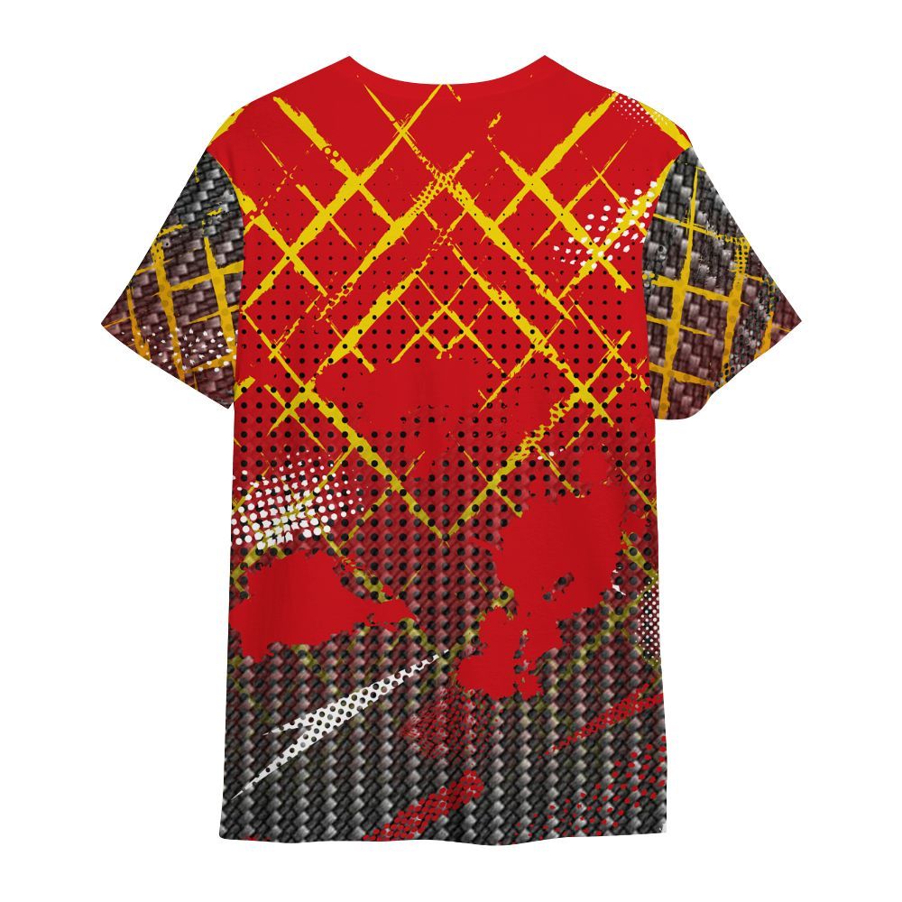 Shirt To Match Ferrari 14s - Halftone Stand Business Drip All Over Print