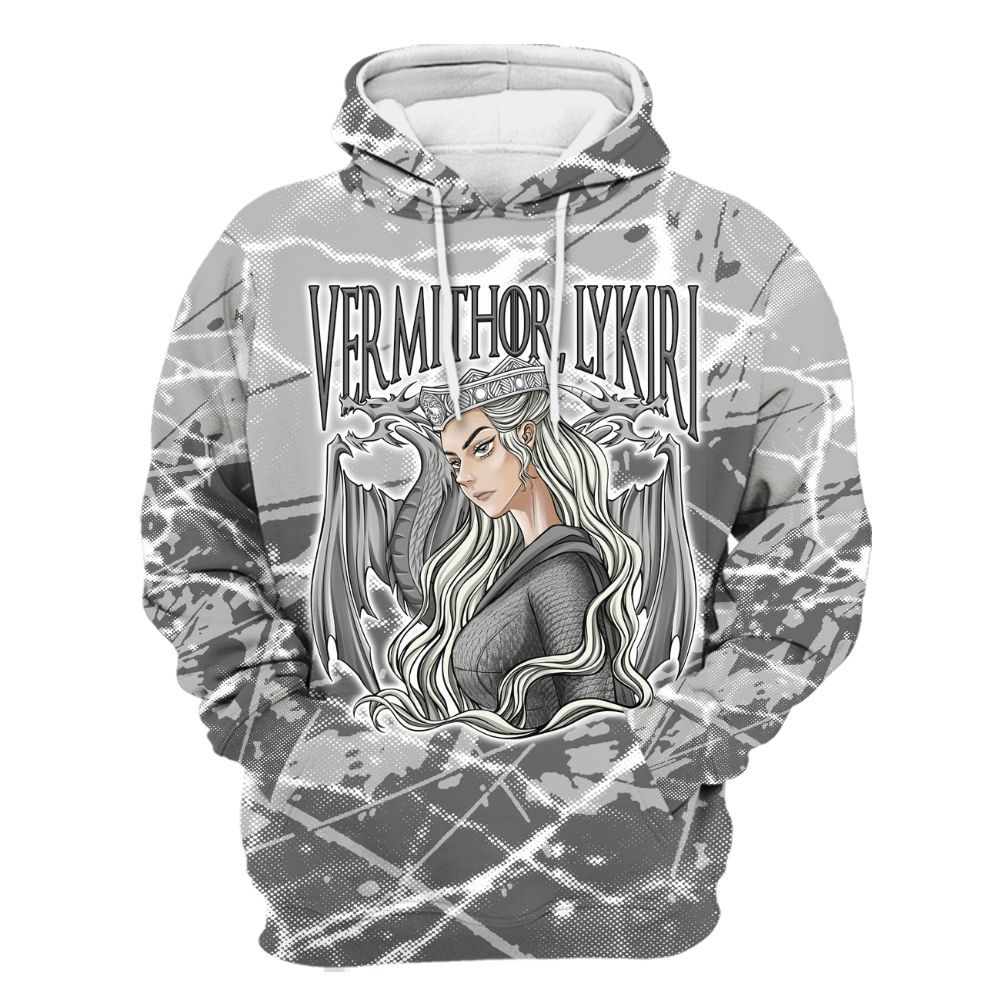 Hoodie To Match Retro Wet Cement 4s - Dragon's Mom! Profound All Over Print