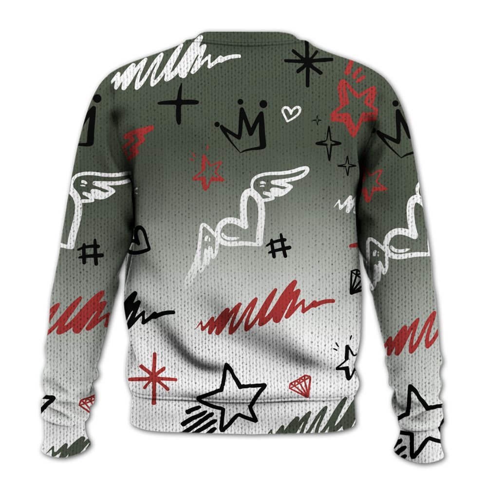 Sweater To Match Air Force 1 Low Year Of The Snake Shirt, Rise Shine Hustle Grind Graphic