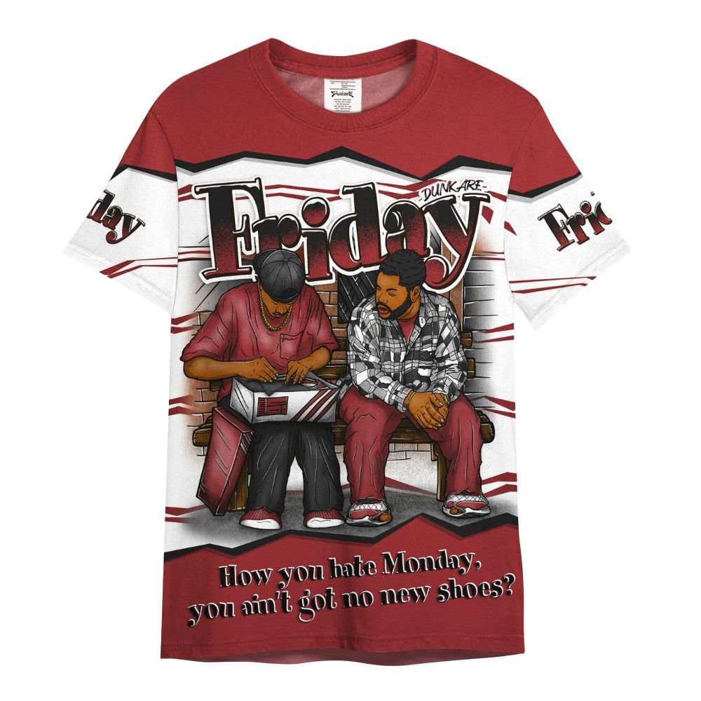 Shirt To Match Alternate Flu Game 12s - Friday Movie 90s TV All Over Print