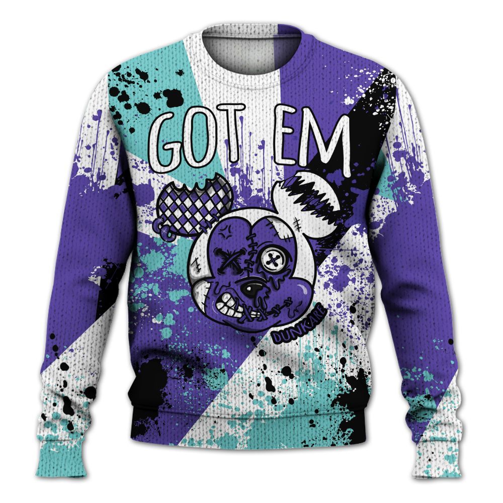 Knitted Sweater To Match Low Hornets 1s - Got Em Drip