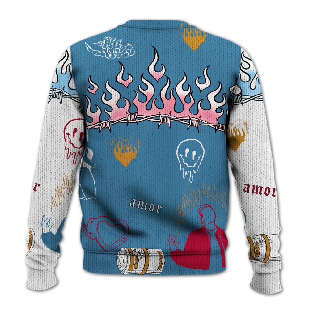 Knitted Sweater To Match GS Messy Room 4s - Snake Trust No One