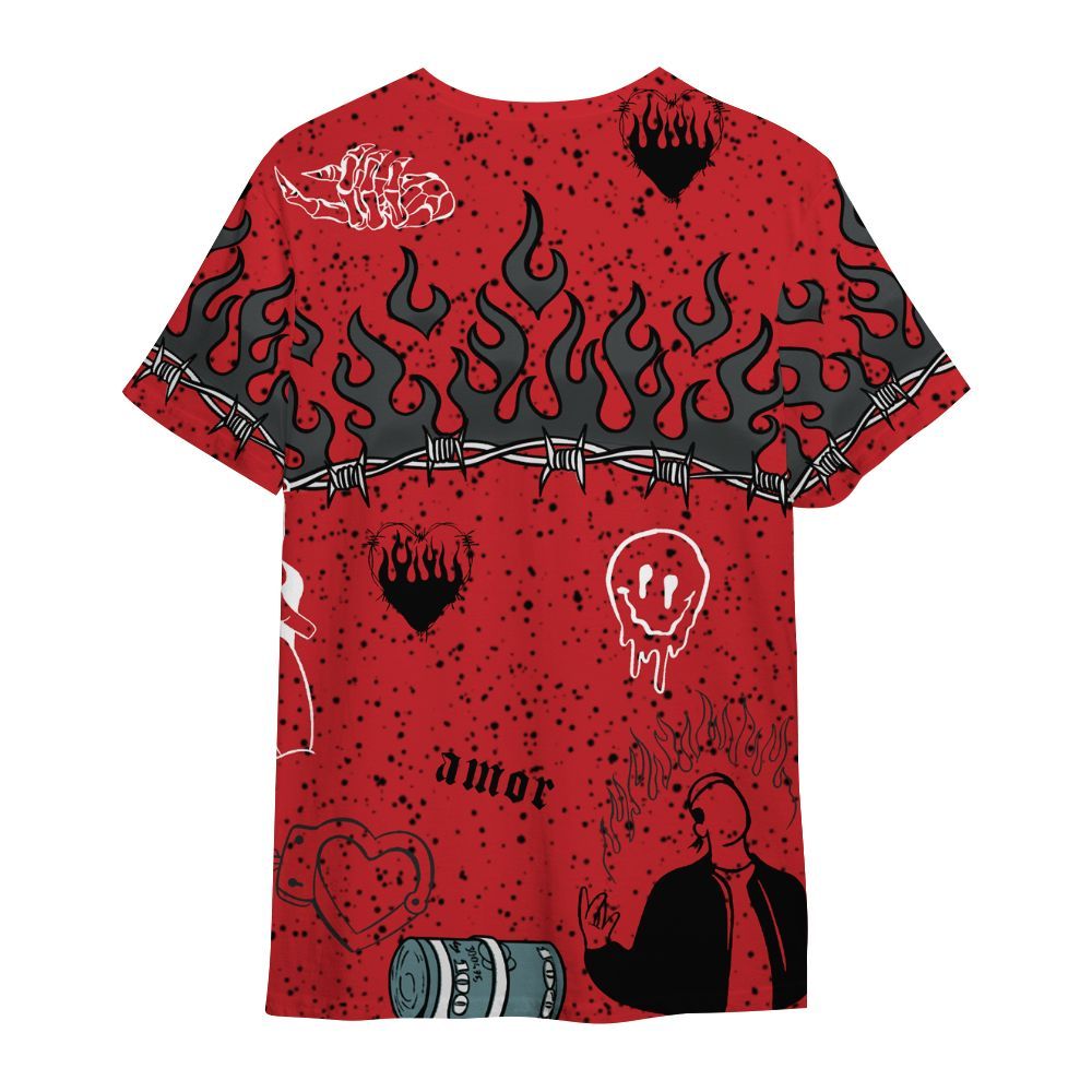 Shirt To Match Retro Halloween 5s - Snake Trust No One All Over Print