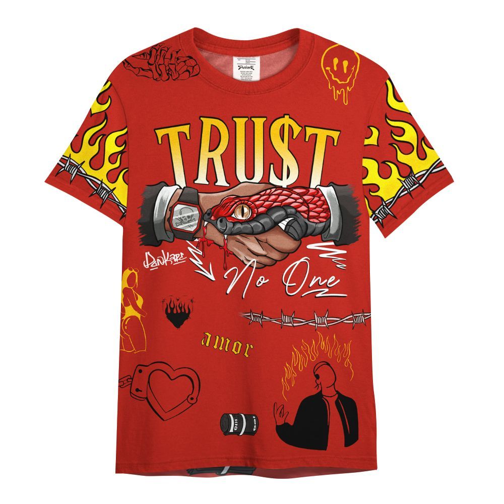 Shirt To Match Ferrari 4014s - Snake Trust No One All Over Print