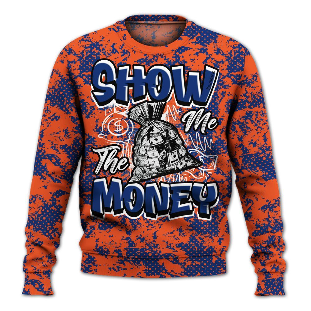 Sweatshirt To Match Suede GS League - Show Me The Money Retro All Over Print