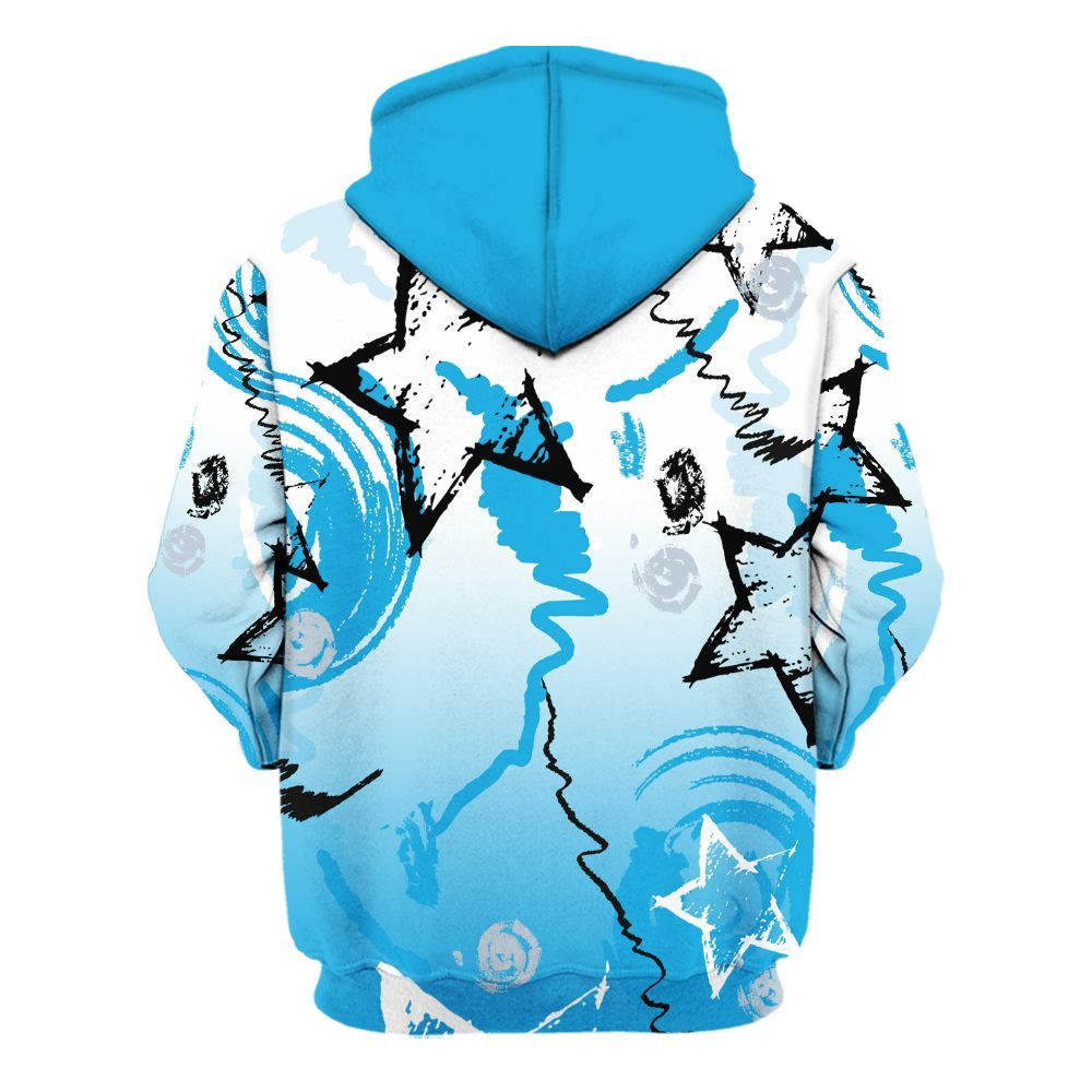 Hoodie To Match University Blue Low 2026 11s - Grind Shine Later Drip All Over Print