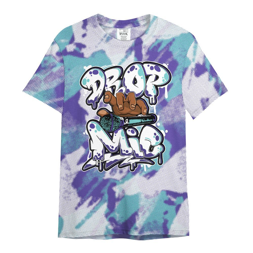 Shirt To Match Low Hornets 1s - Drop Mic Abstract All Over Print