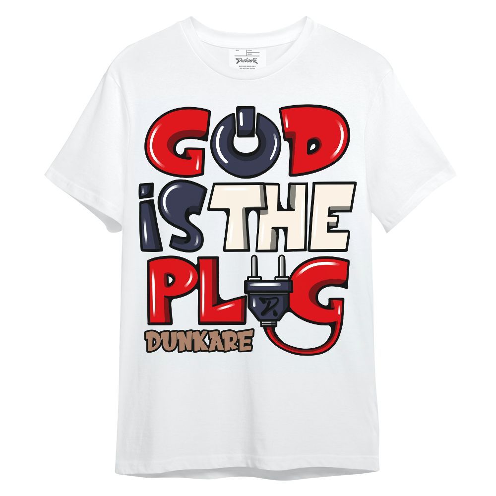 Shirt To Match Low OG Howard University 1s - God Is The Power Cord Unisex Shirt