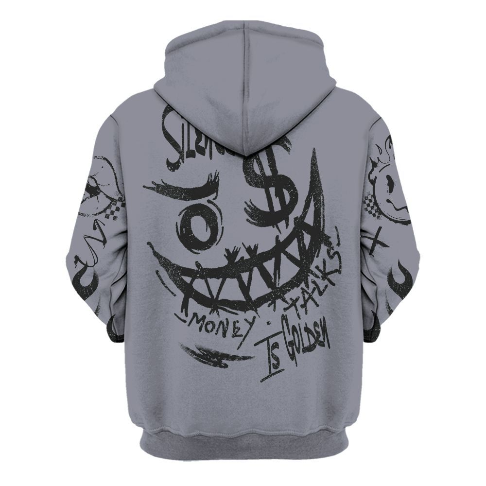 Hoodie To Match Retro Black Flint 13s - Mouth Burning Street Style All Over Print
