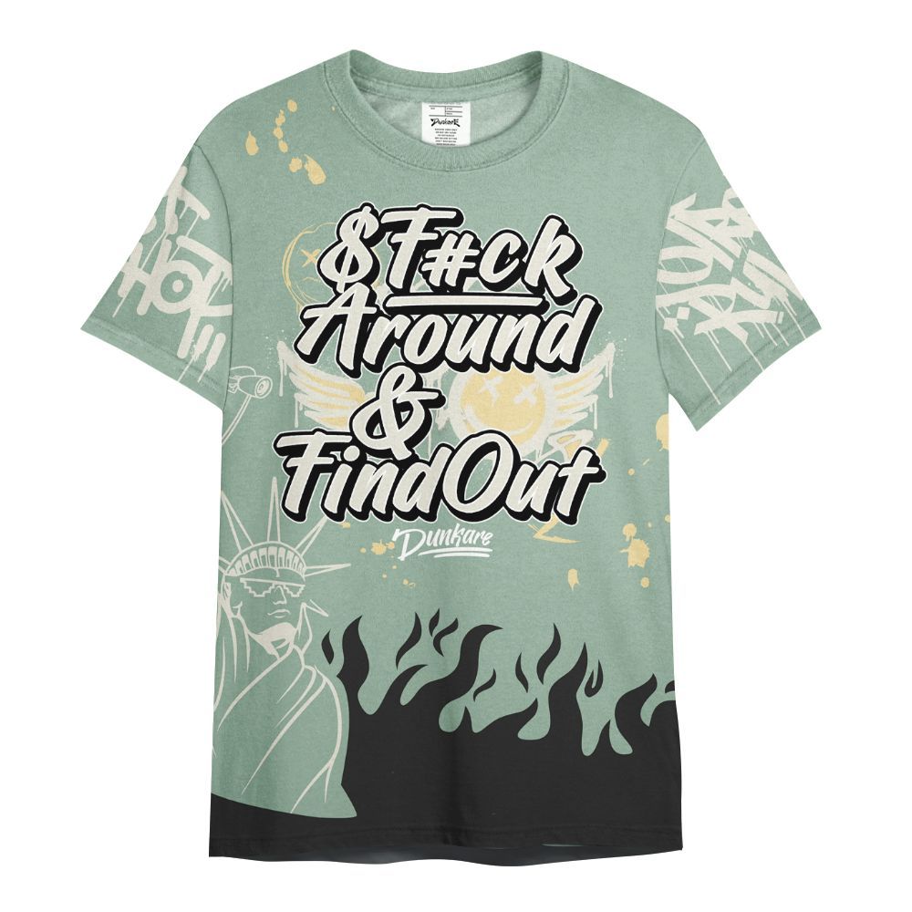 Shirt To Match Joins Year Of The Snake 5s - Graphic Fck Around Find Out All Over Print