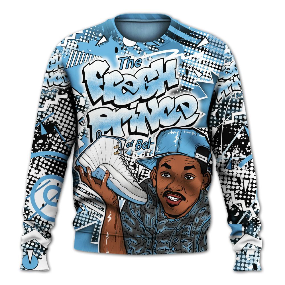 Sweatshirt To Match Melo 12s - Fresh Sneaker 90s All Over Print