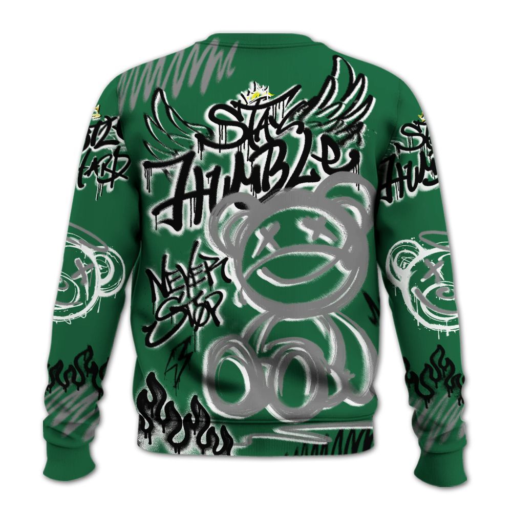 Sweatshirt To Match High Gorge Green 1s - Humble Drip Streetwear Graffity All Over Print