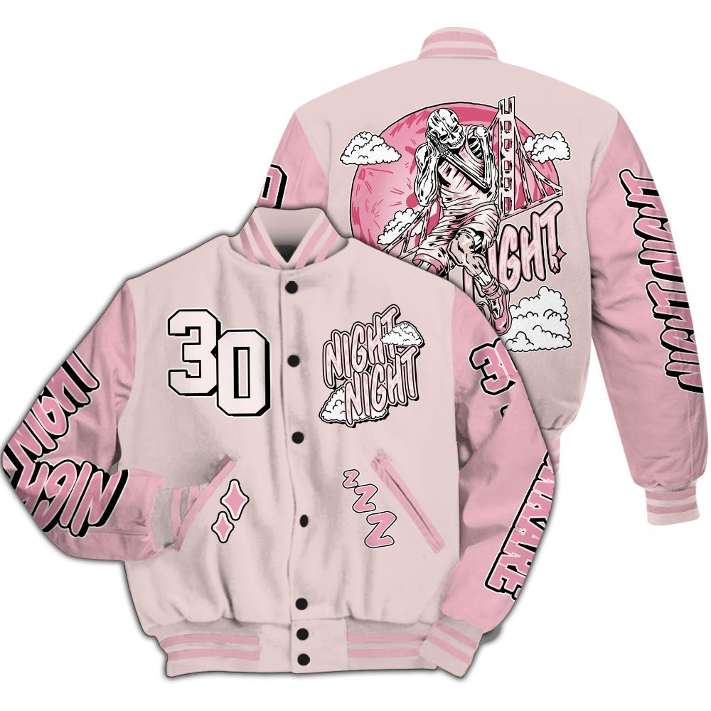 Varsity Jacket To Match Dunk Low KD 17 Aunt Pearl - Seeya Skeleton All Over Print