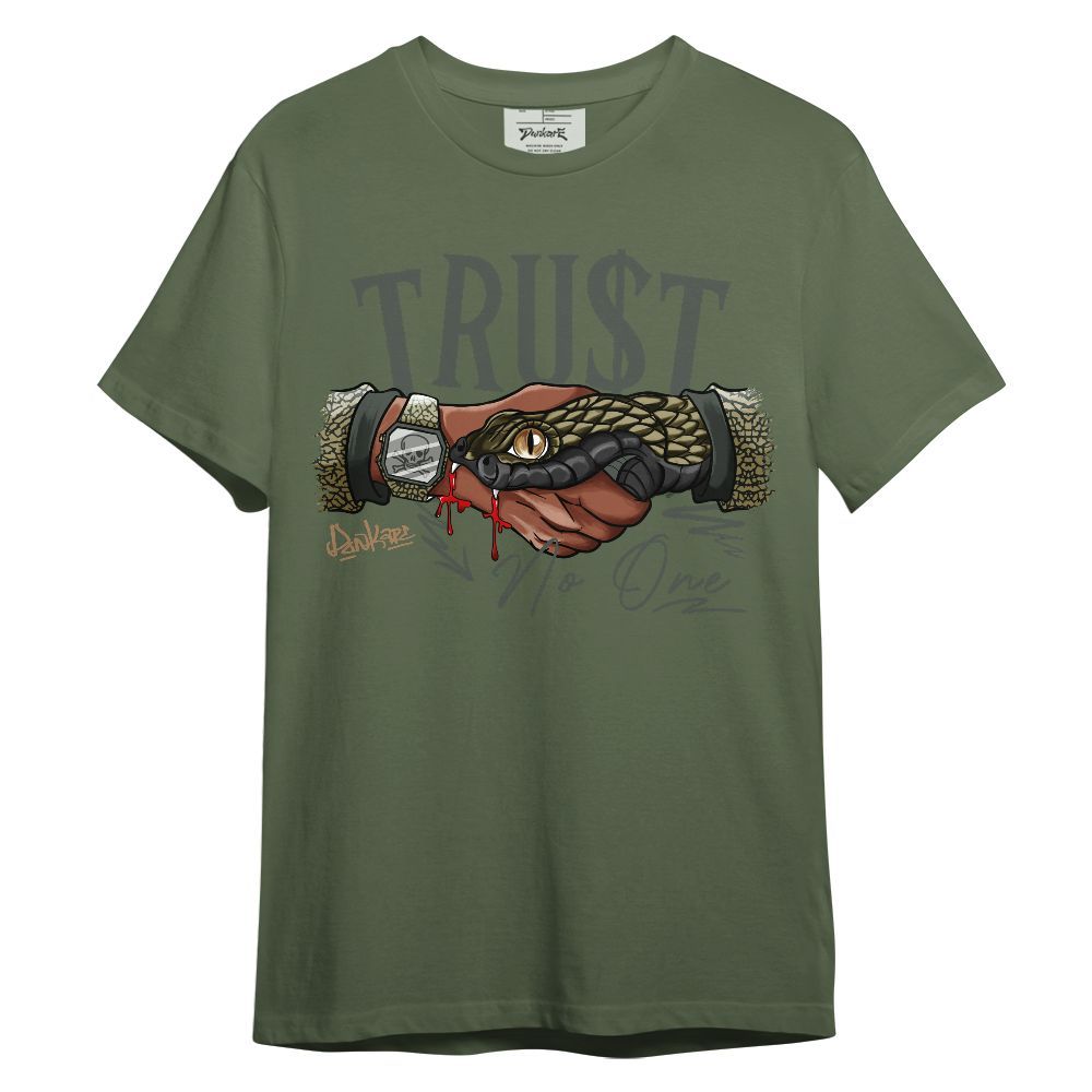 Shirt To Match Retro Family Affair 3s - Snake Trust No One Graphic