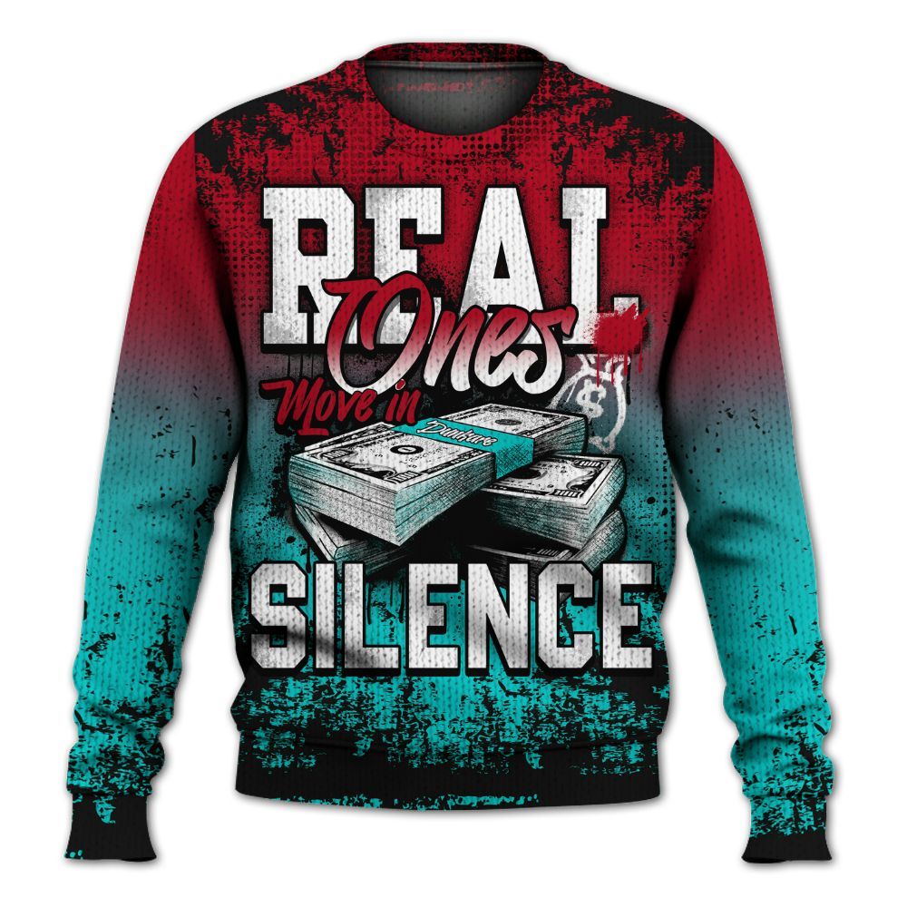 Sweater To Match Air Griffey Max 1 Freshwater - Move In Silence Money Street Retro Graphic