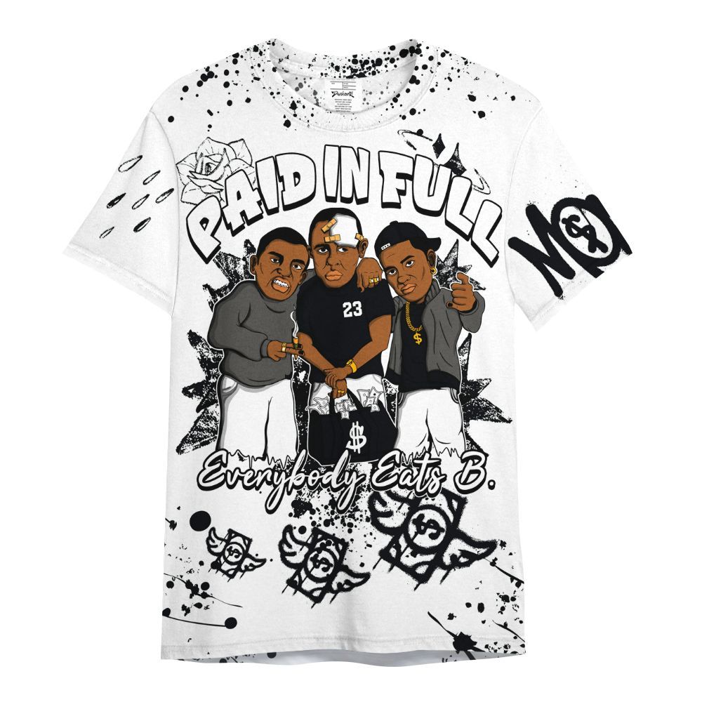 Shirt To Match Kobe 9 Elite Protro Halo - Everybody Paid In Full Crayon All Over Print