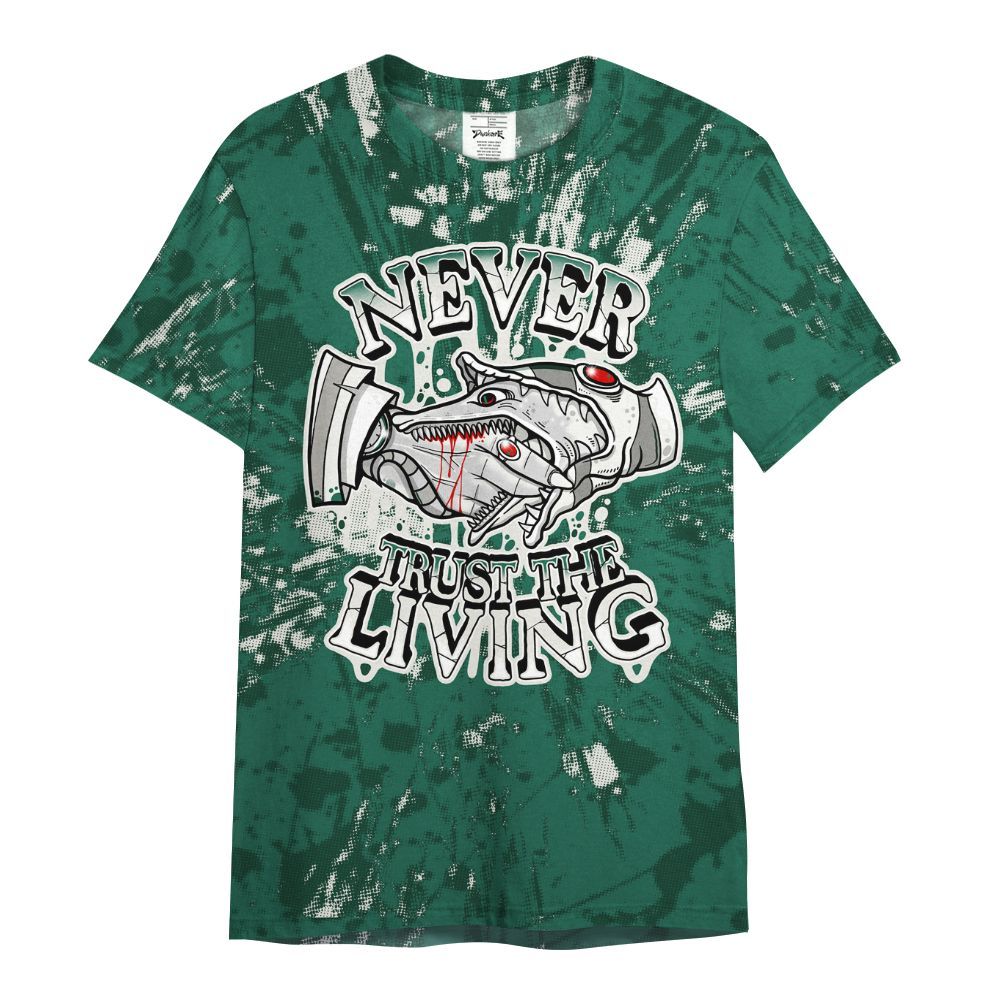 Shirt To Match Oxidized Green 4s - Never Trusting Living Graphic Halloween All Over Print