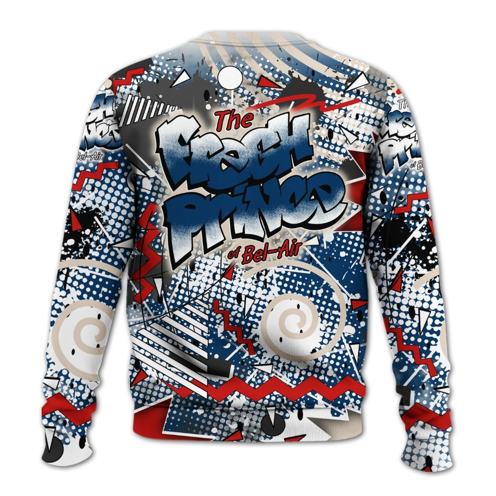 Sweatshirt To Match Retro Rare Air 11s - Fresh Sneaker 90s All Over Print