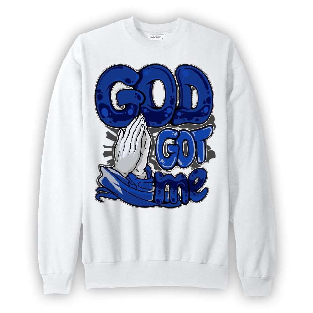 Sweatshirt To match Air Foamposite One Royal Sweatshirt - God's Gotten Graphic Graphic