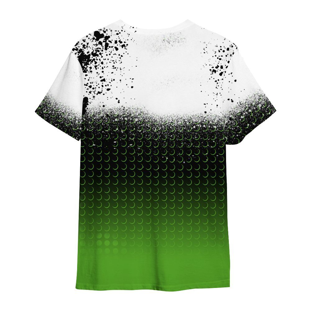 Shirt To Match Air Foamposite One Volt - Halftone Time Is Money All Over Print