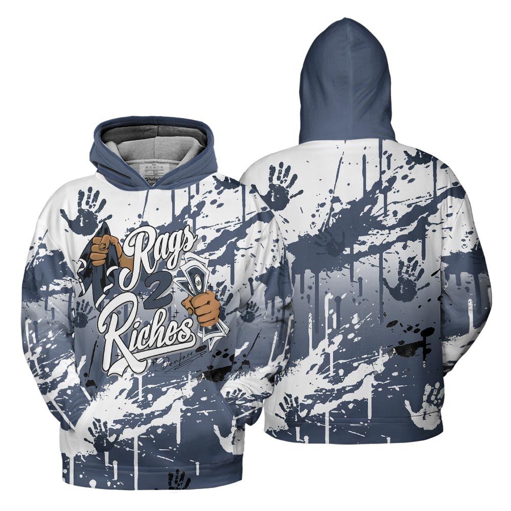 Hoodie To Match Low Diffused Blue 11s Hoodie, Rag 2 Riches Hoodie Outfit 903 NCT