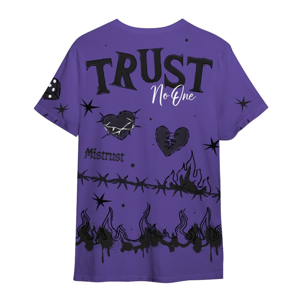 Shirt To Match Air Max Waffle SP Voltage Purple - Trust No One Snake-Bite Doodle Crayon All Over Print