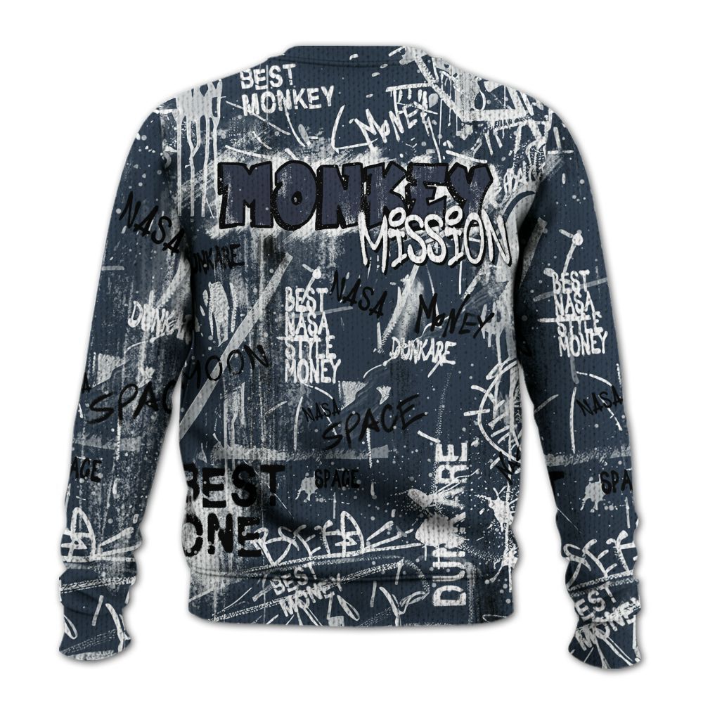 Knitted Sweater To Match Retro Olympic 6s - Monkey Misson Space