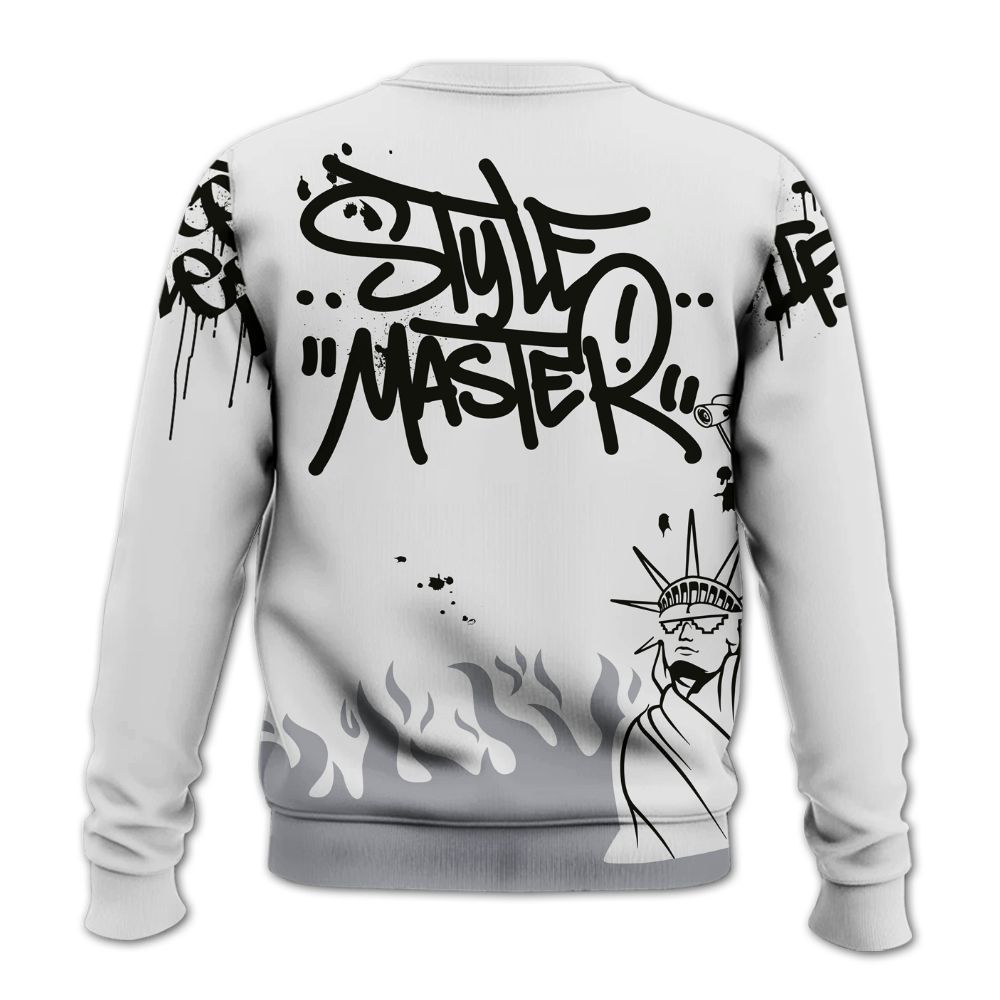 Sweatshirt To Match Baroque Brown 12s - Graphic Fck Around Find Out All Over Print