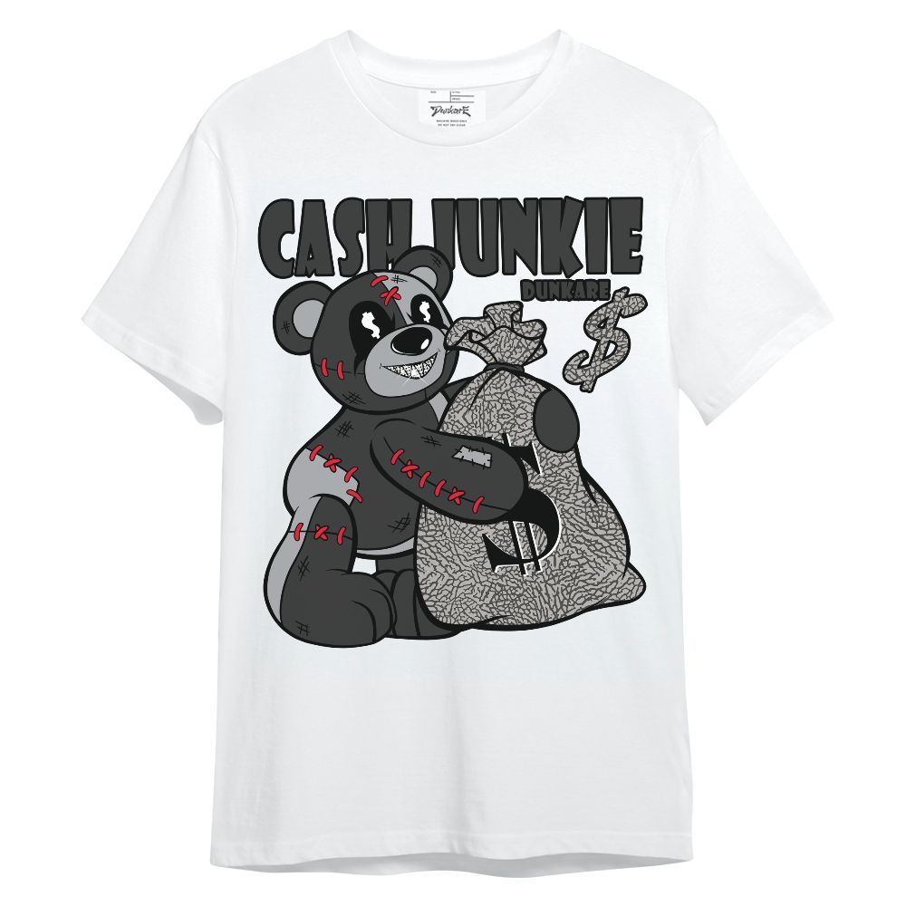 Shirt To Match Black Cement 3s - Cashs Junkie Bear Unisex Shirt