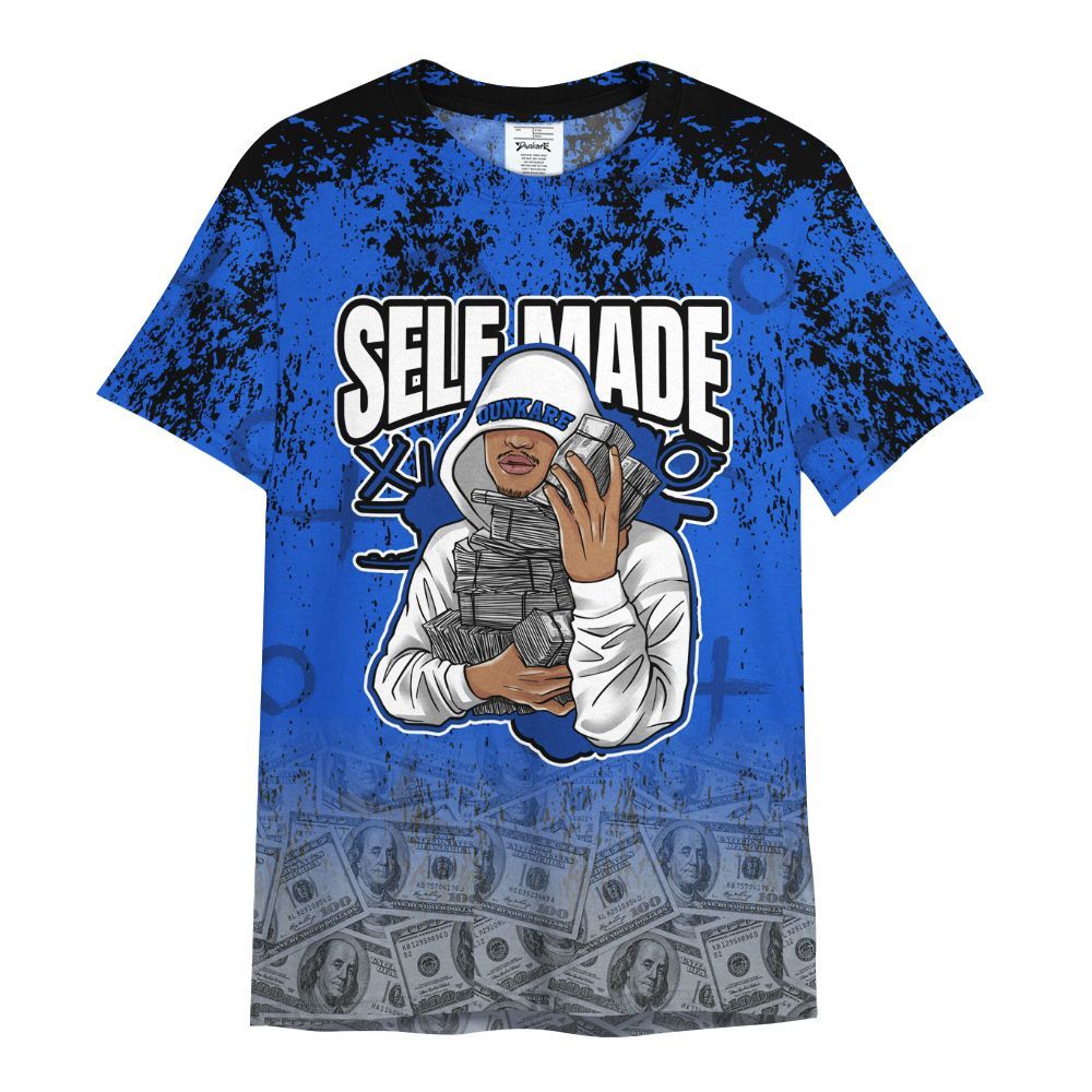 Shirt To Match Air Foamposite One Royal - Selfmade Unique Grunge All Over Print