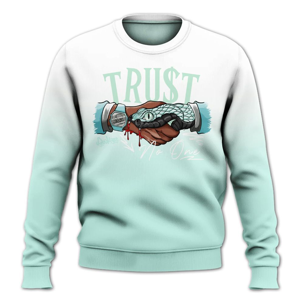 Sweatshirt To Match Retro Low Igloo 11s - Snake Trust No One Drip All Over Print
