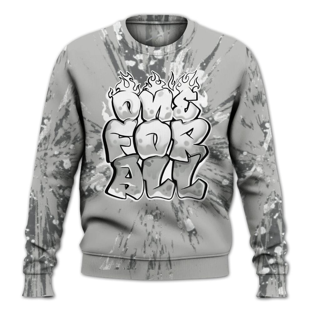 Sweatshirt To Match Retro Wet Cement 4s - Ones For All Graphic Luxury All Over Print