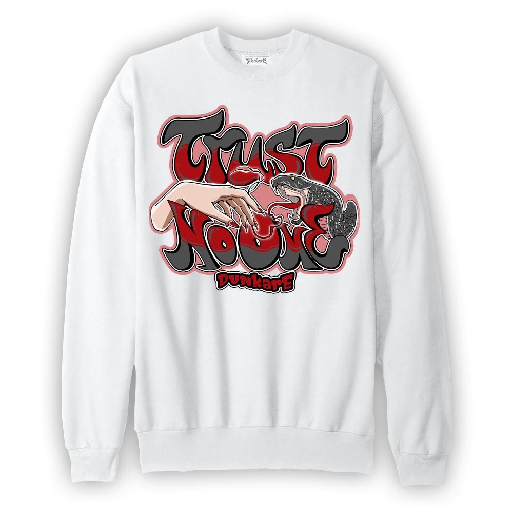 Sweatshirt To match Red Taxi 12s Sweatshirt - Trust No One Graffiti Graphic 1605 NMP